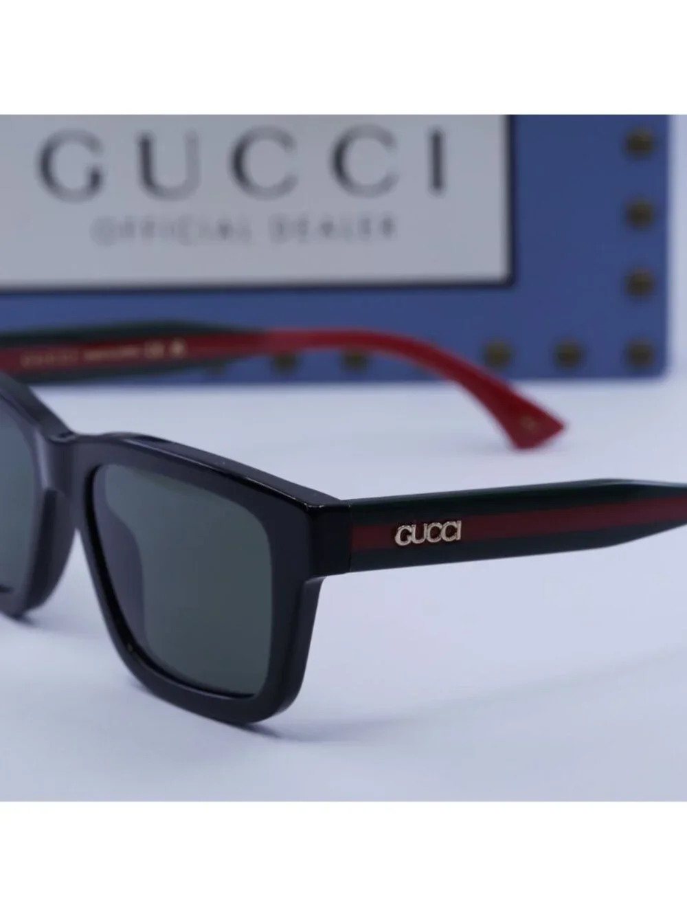 Gucci GG1869S 001 Square Sunglasses - Black / Grey